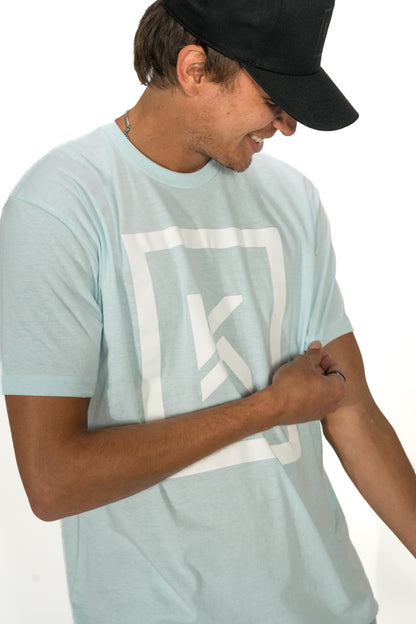 Kapono  Logo Tee - Light Blue