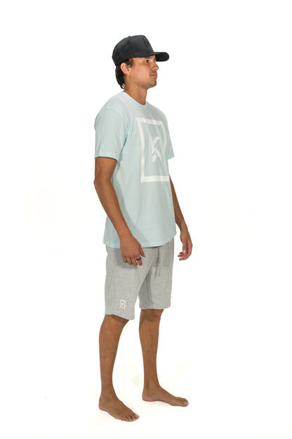 Kapono  Logo Tee - Light Blue