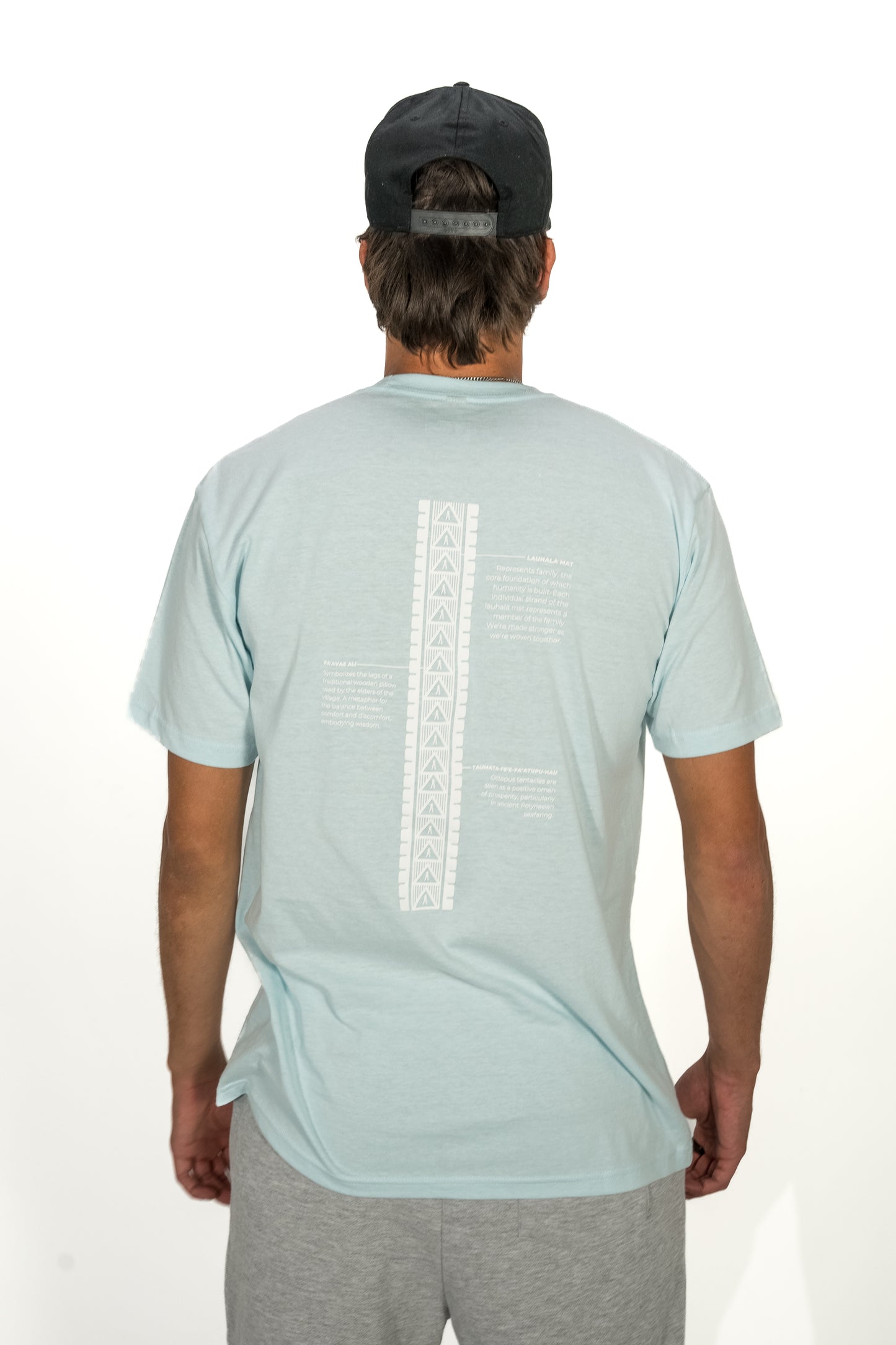 Kapono  Logo Tee - Light Blue