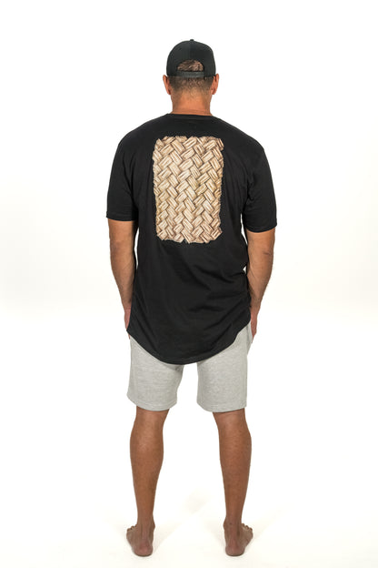 Aunty Eve's Lauhala Tee - Black