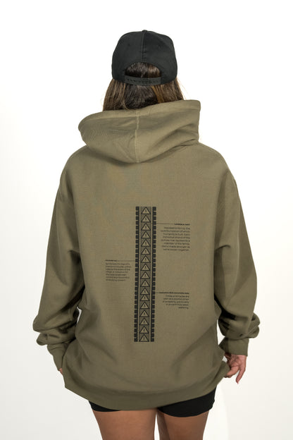 Kapono Hoodie - Olive Green