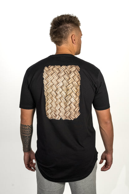 Aunty Eve's Lauhala Tee - Black